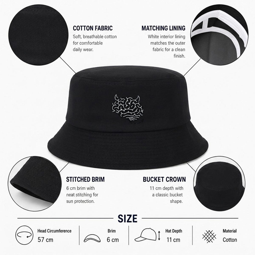 Embroidery Bucket Hat