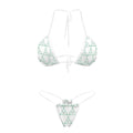 Bikini with Transparent Straps
